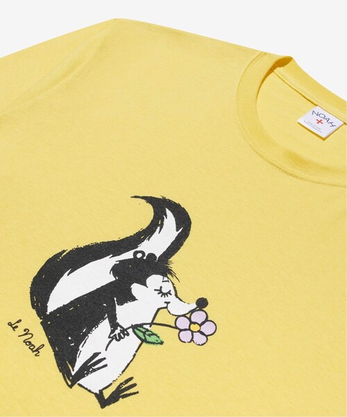 NOAH(ノア)の「Skunk Tee(トップス・ホワイト/(010)/S/在庫なし/M/残り3点/L/XL/残り1点)」の4枚目の写真
