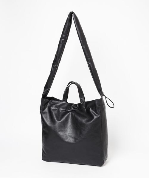 LOWRYS FARM（ローリーズファーム）の「シャーリング２ＷＡＹバック（バッグ・レディース・アイボリー08/ブラック09/シルバー12・ナシ）」の9枚目の写真