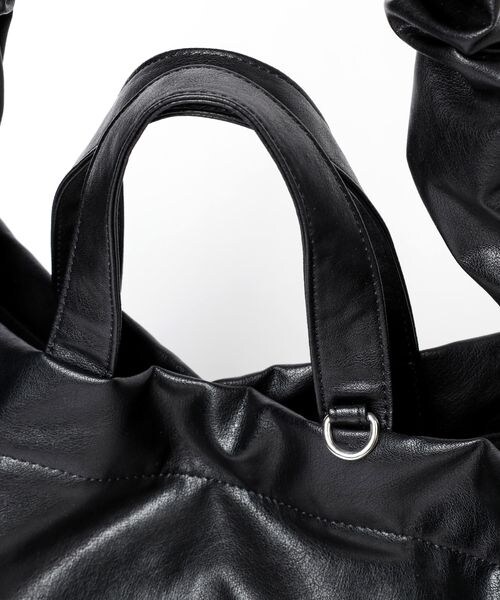 LOWRYS FARM（ローリーズファーム）の「シャーリング２ＷＡＹバック（バッグ・レディース・アイボリー08/ブラック09/シルバー12・ナシ）」の14枚目の写真