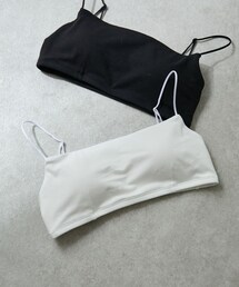 Whim Gazette（ウィムガゼット）の「【La nature linge】ベア天竺キャミソールブラ（ブラジャー・レディース）」