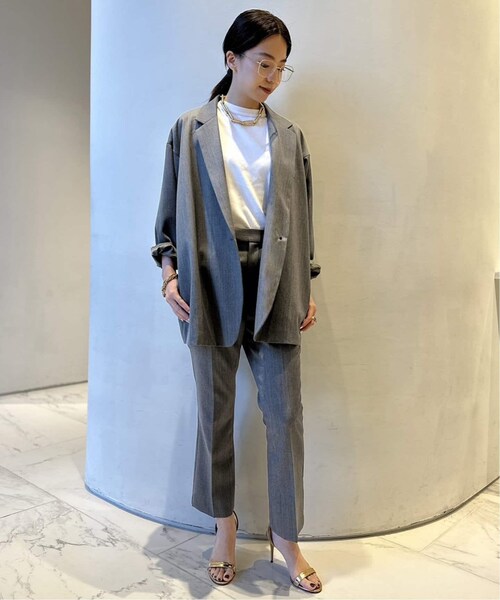 Col Pierrot WOOL GABARDINE RELAX ジャケット MUSE de Deuxieme classe（ミューズデドゥーズィエムクラス）の「WOOL