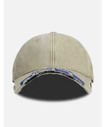 Martin rose cut peak cap マーティンローズ　キャップ Martine Rose cut-peak Baseball Cap | Black | FARFETCH