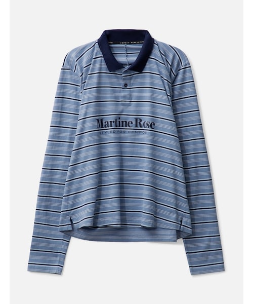 Martin Rose マーティンローズ　ロングスリーブポロ MARTINE ROSE（マーティンローズ）の「Long Sleeve Pulled Neck