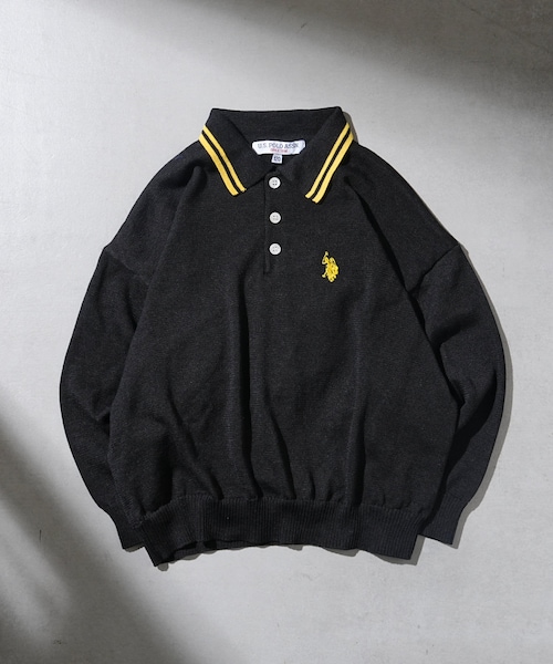 CIAOPANIC TYPY（チャオパニックティピー）の「【WEB限定】【KIDS】【U.S. POLO ASSN】ワンポイント刺繍ニット（ポロシャツ・キッズ・ホワイト/ネイビー/ブラック・120/100/140/150）」の2枚目の写真