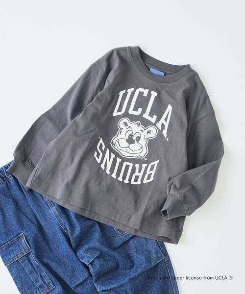 【KIDS】【UCLA】TYPY別注カレッジ風プリントロンTee