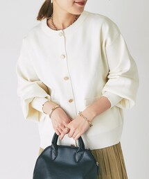 un dix cors（アンディコール）の「《予約》金釦カーディガン（カーディガン/ボレロ）」