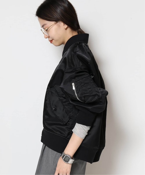 美品 ミューズ ドゥーズィエムクラス MUSE ダブルボタン ジャケット 黒 MUSE de Deuxieme classe（ミューズデドゥーズィエムクラス）の