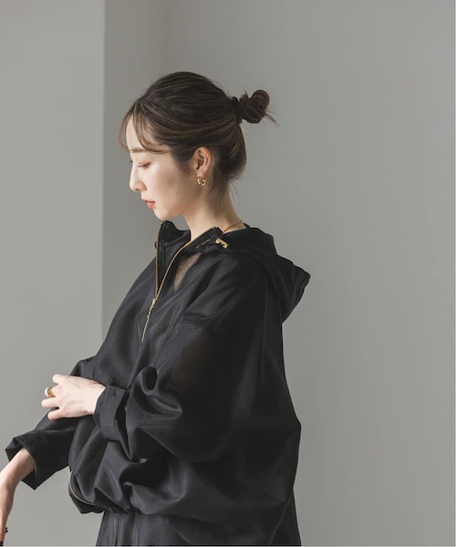 NOBLE 黒 シアーブルゾン 透け感あり AZUL BY MOUSSY | シアーブルゾン (ブルゾン ) |SHEL'TTER WEBSTORE