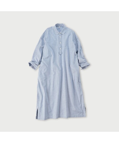 45R（フォーティファイブアール）の「スーピマオックスのMシャツドレス 