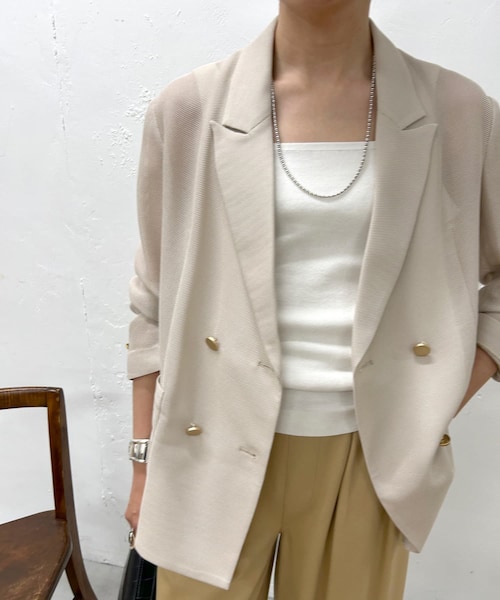 SHENERY（シーナリー）の「メッシュジャケット（テーラード