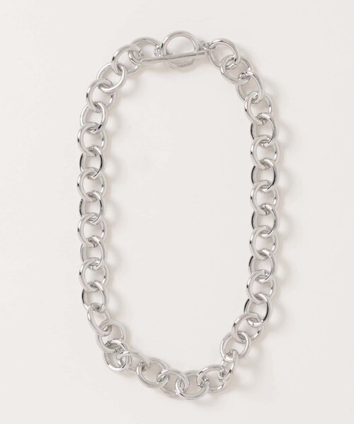 DouDou(ドゥドゥ)の「サークルボリュームチェーンネックレス(ネックレス・レディース・ゴールド/シルバー・F)」の2枚目の写真