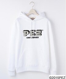 DOUBLE NAME | PEZロゴプルオーバーパーカー(トップス)