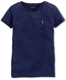 RALPH LAUREN | Ralph Lauren Girls' Cotton Short-Sleeve Tee(Tシャツ/カットソー)