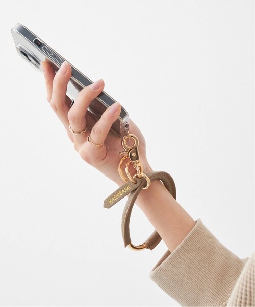 Spick &amp; Span - 完売【HASHIBAMI / ハシバミ】別注レザーサークルナスカンスマホリング Spick and Span ハシバミ 別注 レザーサークルナスカンスマホ