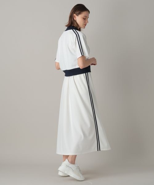 FOREVER 21(フォーエバー トゥエンティーワン)の「半袖トラックジャケット(ジャケット/アウター・オフホワイト05/ブラック09/ライトブラウン51・FREE)」の6枚目の写真