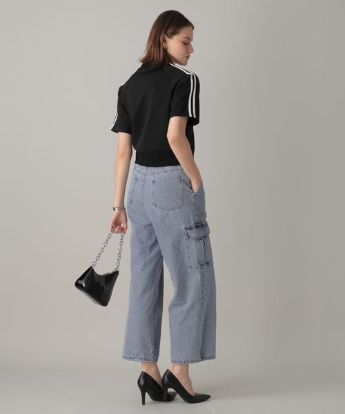 FOREVER 21(フォーエバー トゥエンティーワン)の「半袖トラックジャケット(ジャケット/アウター・オフホワイト05/ブラック09/ライトブラウン51・FREE)」の13枚目の写真