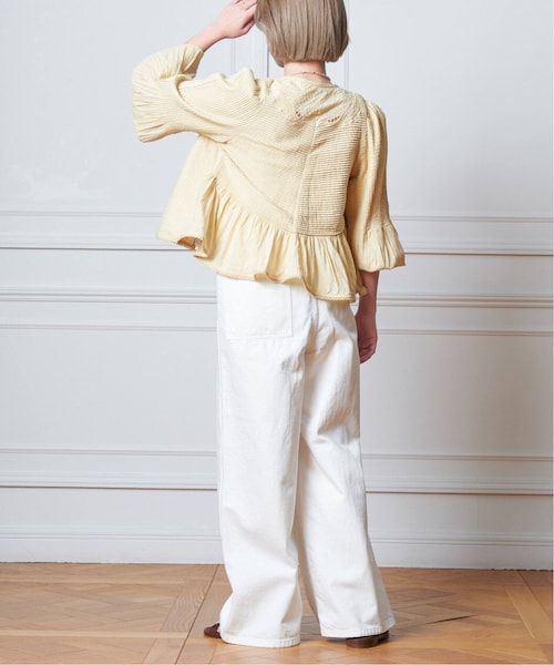 IENA（イエナ）の「《受注生産予約》IENA LA BOUCLE ピンタック刺繍  