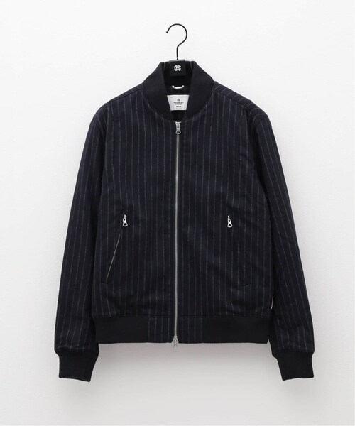 REIGNING CHAMP（レイニングチャンプ）の「WOOL FLANNEL JV JACKET（ジャケット/アウター・ブラック/(001)/S/在庫なし/M/残り1点/L/XL）」の3枚目の写真