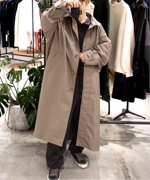 【24SS 】ジャーナルスタンダードラックス　メモリータフタスタンドコート JOURNAL STANDARD LUXE（ジャーナルスタンダード ラックス）の