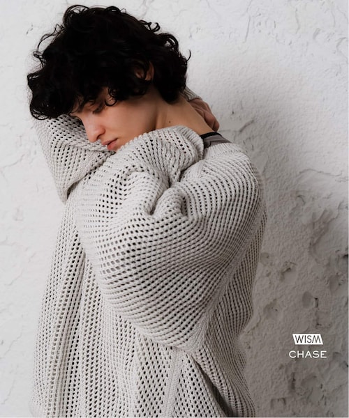 【美品】CHASE(チェイス) WISM別注　メッシュニット 美品】CHASE(チェイス) WISM別注 メッシュニット - メルカリ