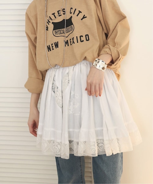 *新品未使用タグ付き* スローブイエナ ウールミニスカート SLOBE IENA(スローブイエナ)の「《予約》2way embroidery ミニ