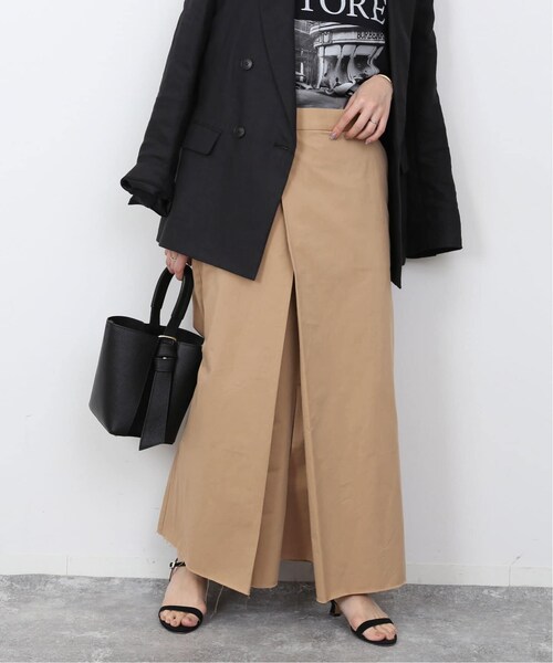 SLOBE IENA（スローブイエナ）の「《予約》アシメタックライトチノスカート（スカート・ベージュ/(027)/36/在庫あり/38）」の13枚目の写真