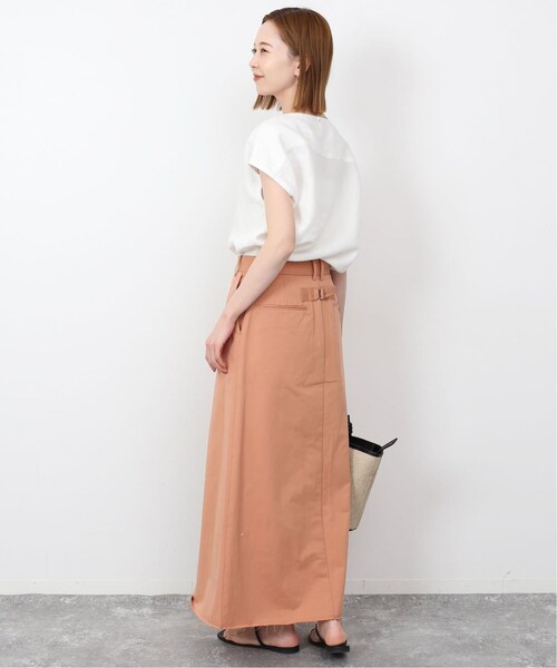 SLOBE IENA（スローブイエナ）の「《予約》アシメタックライトチノスカート（スカート・ベージュ/(027)/36/在庫あり/38）」の16枚目の写真