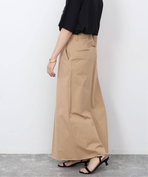 SLOBE IENA（スローブイエナ）の「《予約》アシメタックライトチノスカート（スカート・ベージュ/(027)/36/在庫あり/38）」の8枚目の写真