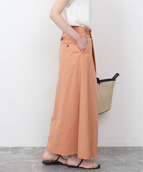 SLOBE IENA（スローブイエナ）の「《予約》アシメタックライトチノスカート（スカート・ベージュ/(027)/36/在庫あり/38）」の20枚目の写真