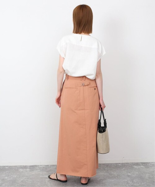 SLOBE IENA（スローブイエナ）の「《予約》アシメタックライトチノスカート（スカート・ベージュ/(027)/36/在庫あり/38）」の17枚目の写真