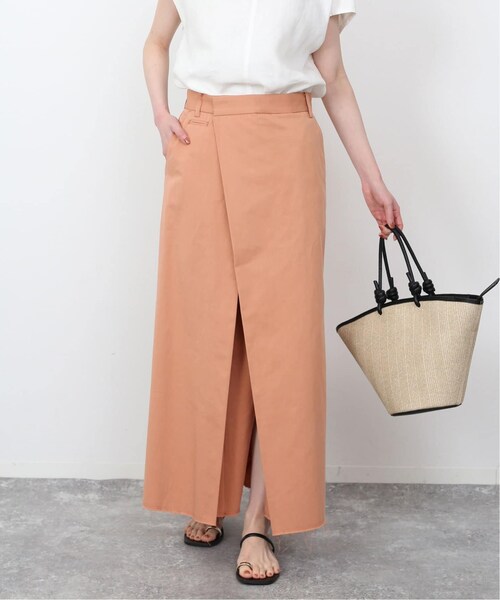 SLOBE IENA（スローブイエナ）の「《予約》アシメタックライトチノスカート（スカート・ベージュ/(027)/36/在庫あり/38）」の19枚目の写真