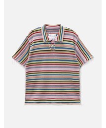 Maison Margiela | Stripe Knit Polo Shirt ()