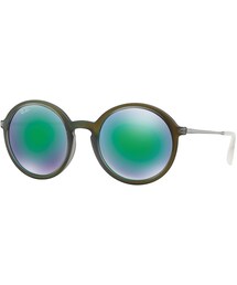 Ray-Ban | Ray-Ban Round Iridescent Sunglasses(サングラス)