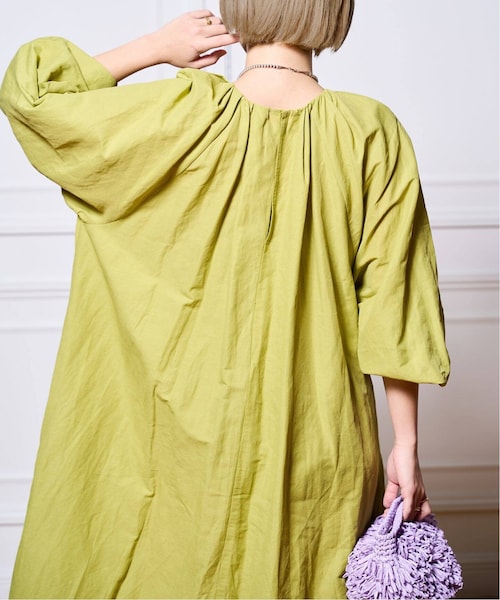 IENA LA BOUCLE NEON タックドレス IENA LA BOUCLE（イエナラブークル）の「IENA LA BOUCLE NEON