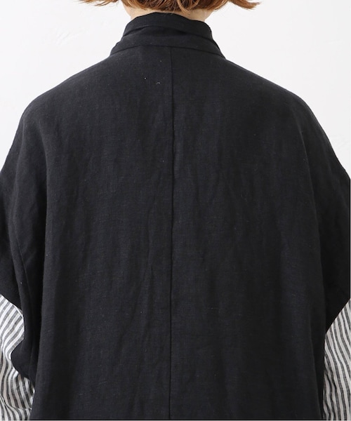 ジャーナルスタンダードラックス　コットンベスト　ブラック 2023AW ジャーナルスタンダードラックス journal standard luxe