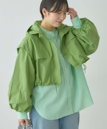 CIAOPANIC TYPY | 【4WAY】袖ボリュームミドル丈マンパ(ジャケット/アウター)