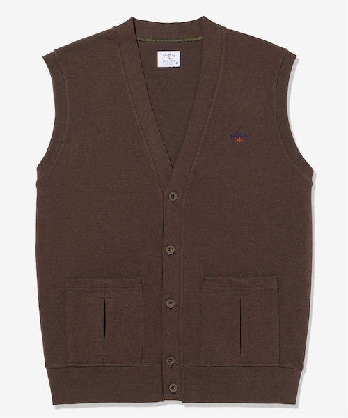 NOAH(ノア)の「Rugby Cardigan Vest(トップス・ブラック/(001)/XS/在庫なし/S/M/残り1点/L)」の2枚目の写真