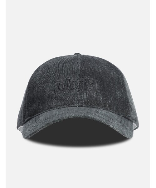 Embroidered Denim Logo Cap