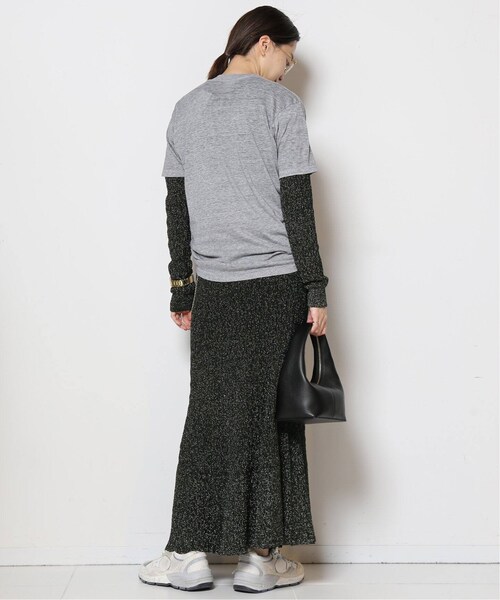 MUSE de Deuxieme classe（ミューズデドゥーズィエムクラス）の「JACQUARD スカート（スカート・ネイビー/(040)/フリー/残り1点）」の7枚目の写真