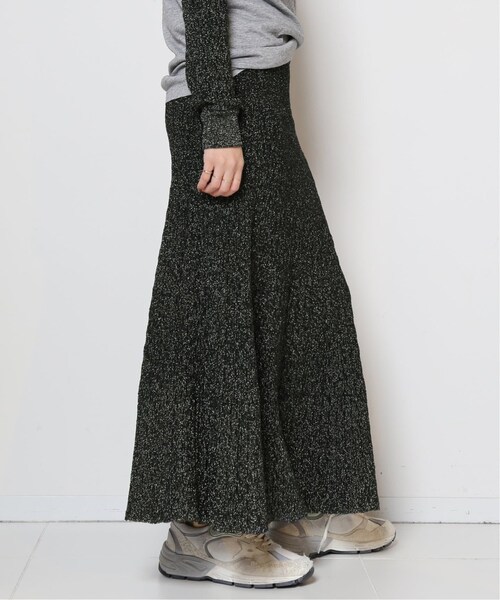 MUSE de Deuxieme classe（ミューズデドゥーズィエムクラス）の「JACQUARD スカート（スカート・ネイビー/(040)/フリー/残り1点）」の4枚目の写真