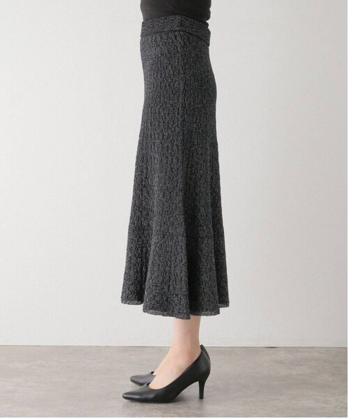 MUSE de Deuxieme classe（ミューズデドゥーズィエムクラス）の「JACQUARD スカート（スカート・ネイビー/(040)/フリー/残り1点）」の10枚目の写真