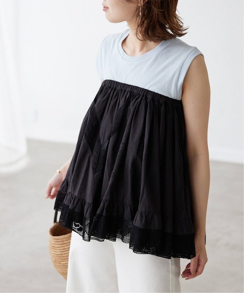 slobe iena 2way embroideryミニスカート SLOBE IENA（スローブイエナ）の「《予約》2way embroidery ミニ