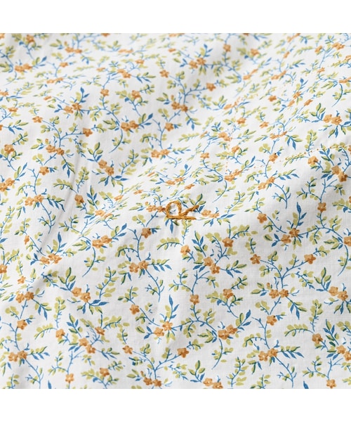 極美品✨45R バチスト小花プリントの908ローファーシャツ R刺繍 5.5万 極美品✨45R バチスト小花プリントの908ローファーシャツ R刺繍 5.5万