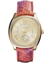 MICHAEL KORS | Michael Kors Bryn Python-Print Leather Glitz Watch(アナログ腕時計)