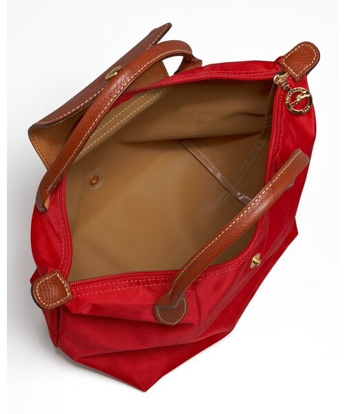 LONGCHAMP（ロンシャン）の「Longchamp Le Pliage Handbag（ショルダーバッグ・レディース・BLACK/DEEP RED/NEW NAVY）」の2枚目の写真