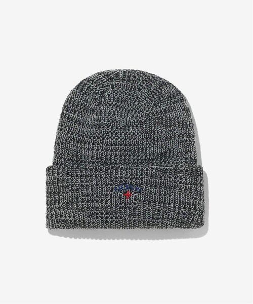 NOAH(ノア)の「Marled Logo Beanie(帽子・グレー/(006)/フリー/在庫あり)」の1枚目の写真
