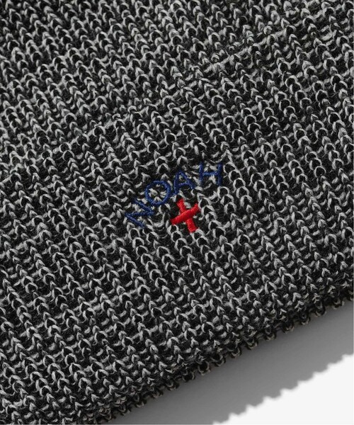 NOAH(ノア)の「Marled Logo Beanie(帽子・グレー/(006)/フリー/在庫あり)」の4枚目の写真