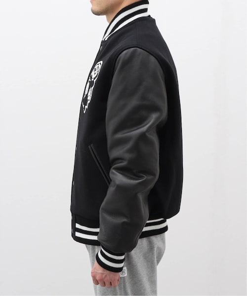 美品　REIGNING CHAMP レイニングチャンプ　スタジアム　ジャケット LOBOS VARSITY JACKET（その他ブルゾン／アウター）｜REIGNING