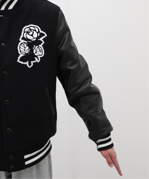 新品 REIGNING CHAMP VARSITY JACKET Ｍサイズ REIGNING CHAMP（レイニングチャンプ）の「RUGBY ROSE ALBANY JACKET