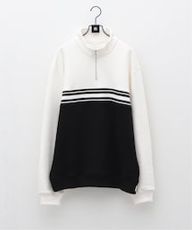 REIGNING CHAMP | MIDWEIGHT FLEECE COLOUR BLOCK QUARTER ZIP